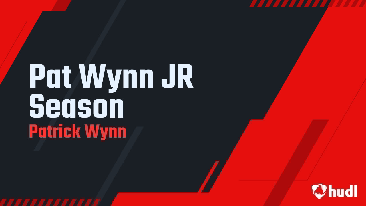 Patrick__Wynn's tweet card. Pat Wynn JR Season