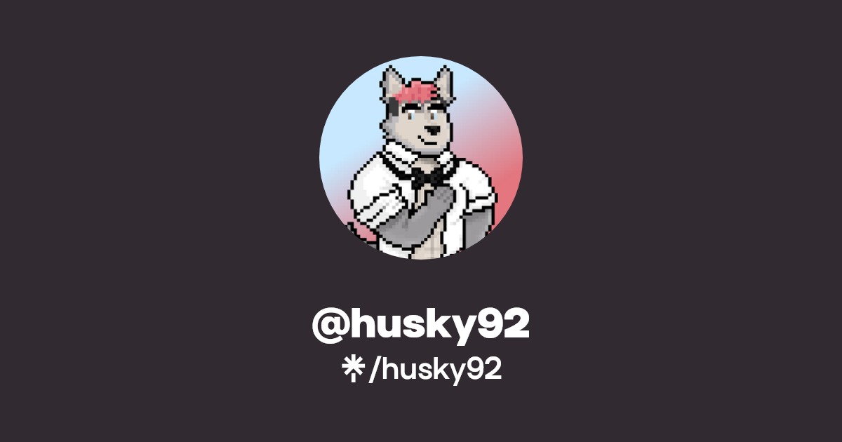 92Husky's tweet card. Linktree. Make your link do more.