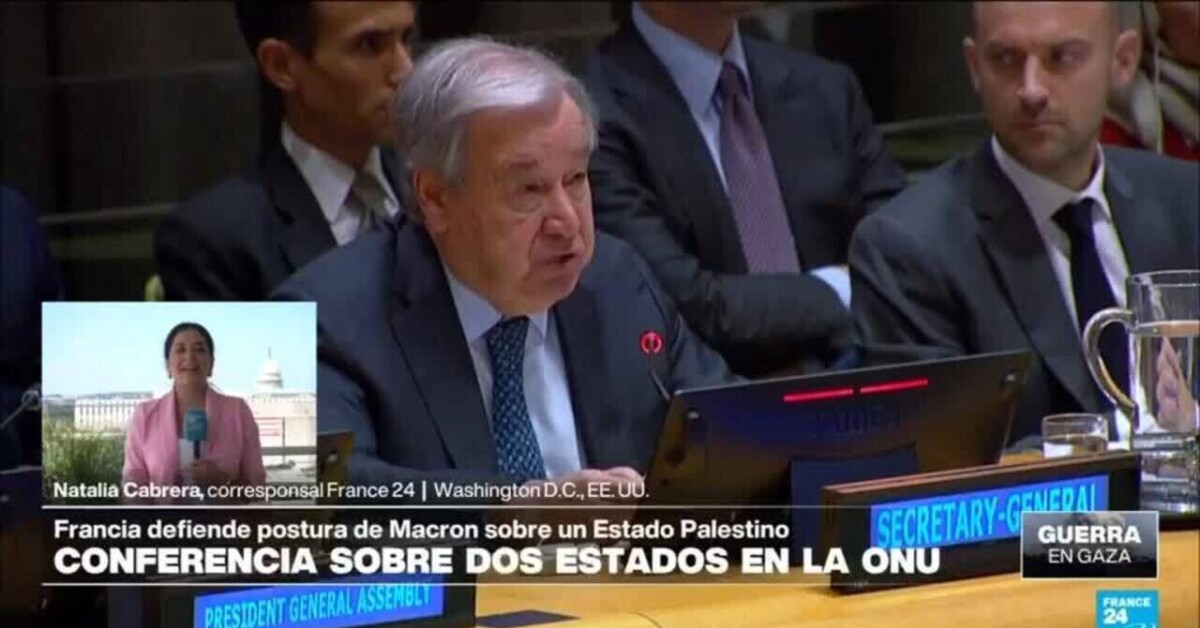 France24_es's tweet card. Informe desde Washington: esto se dijo sobre la solución de los dos Estados en la ONU