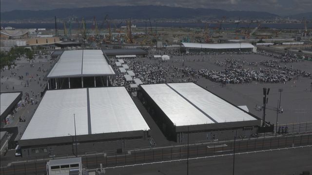 junchann0202's tweet card. 　万博協会が28日（月）に発表した、27日（日）の大阪・関西万博の一般来場者数は速報値ベースで約11万4000人、パビリオンなどの関係者を含めた総来場者数は約13万3000人でした。 　27日まで