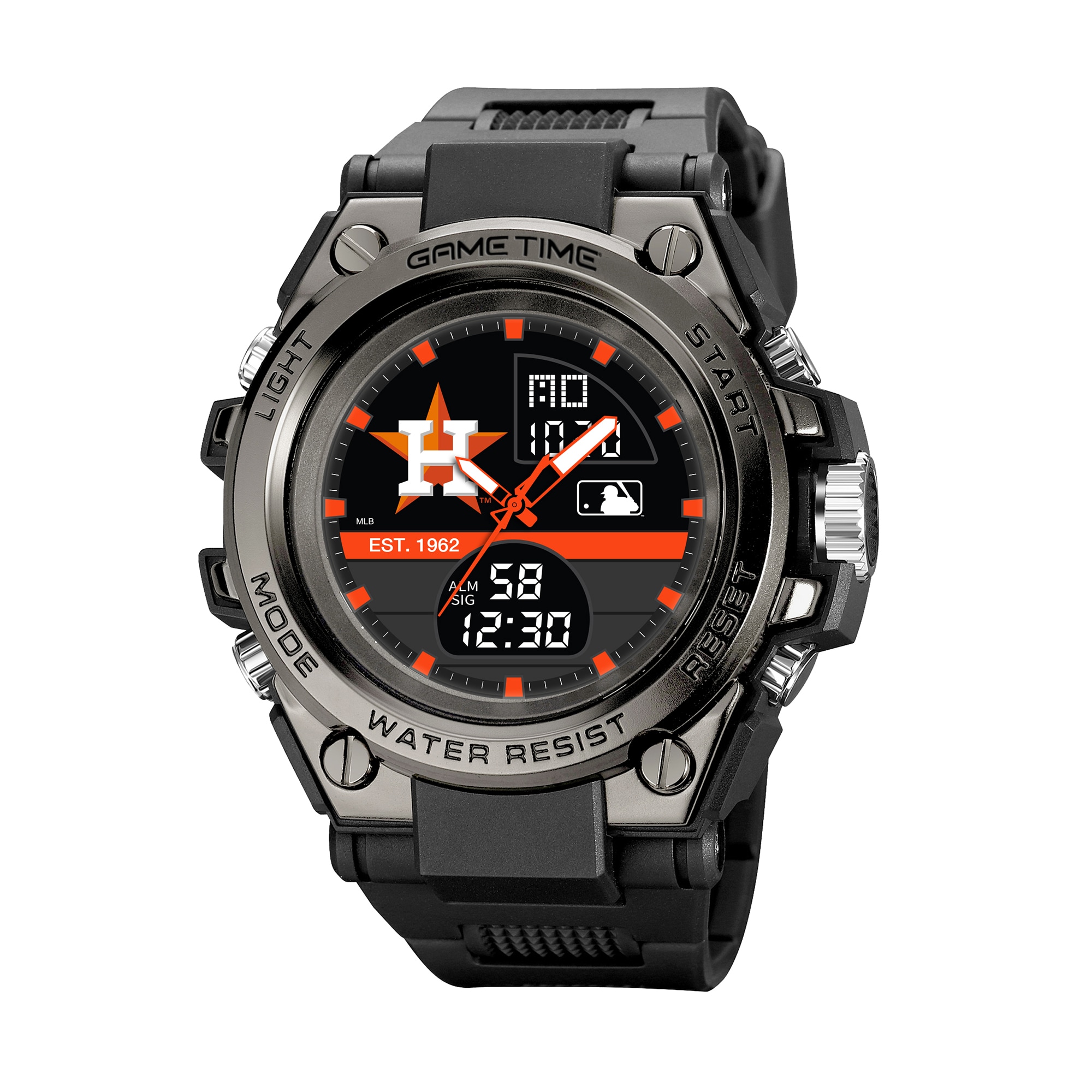 RipGriffin3's tweet card. Showcase your Houston Astros pride with this sharp Combine Series Watch. It boasts a convenient blend of analog and digital displays, allowing you to track the day, week, and time with a single...