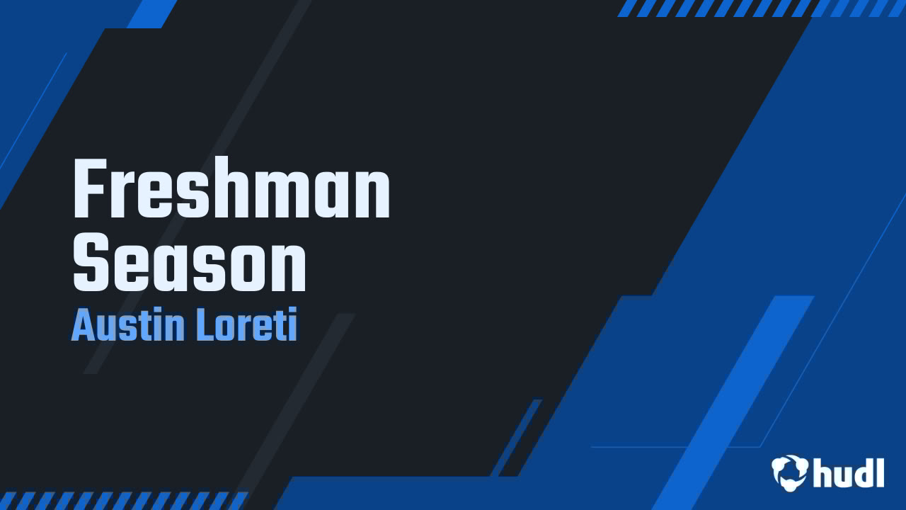 AustinLoreti5's tweet card. Freshman Season