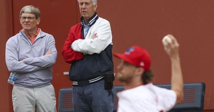 ACPressMcGarry's tweet card. PHILADELPHIA — With J.T. Realmuto, Kyle Schwarber and Ranger Suarez slated to be free agents at the end of the season, conventional wisdom says the Phillies’ window to win may