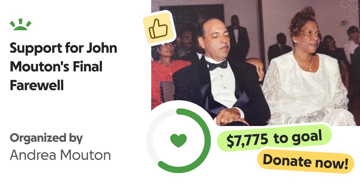 cjcampbelljr_'s tweet card. We would like to have a proper burial for my father John Mouton if anyone could… Andrea Mouton needs your support for Support for John Mouton's Final Farewell