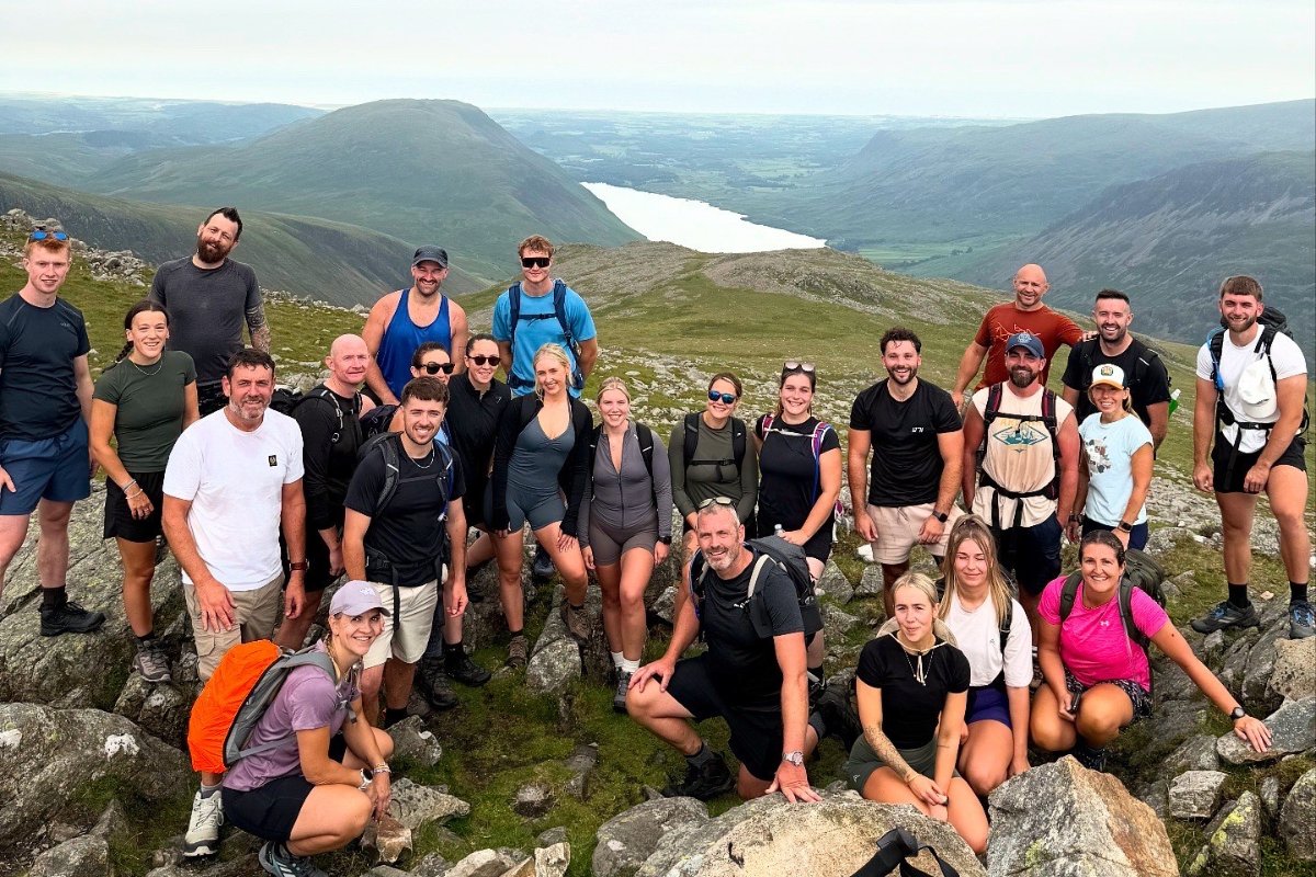 Dorsetecho's tweet card. A gruelling mountain trek brought in more than £3,000 for charity.