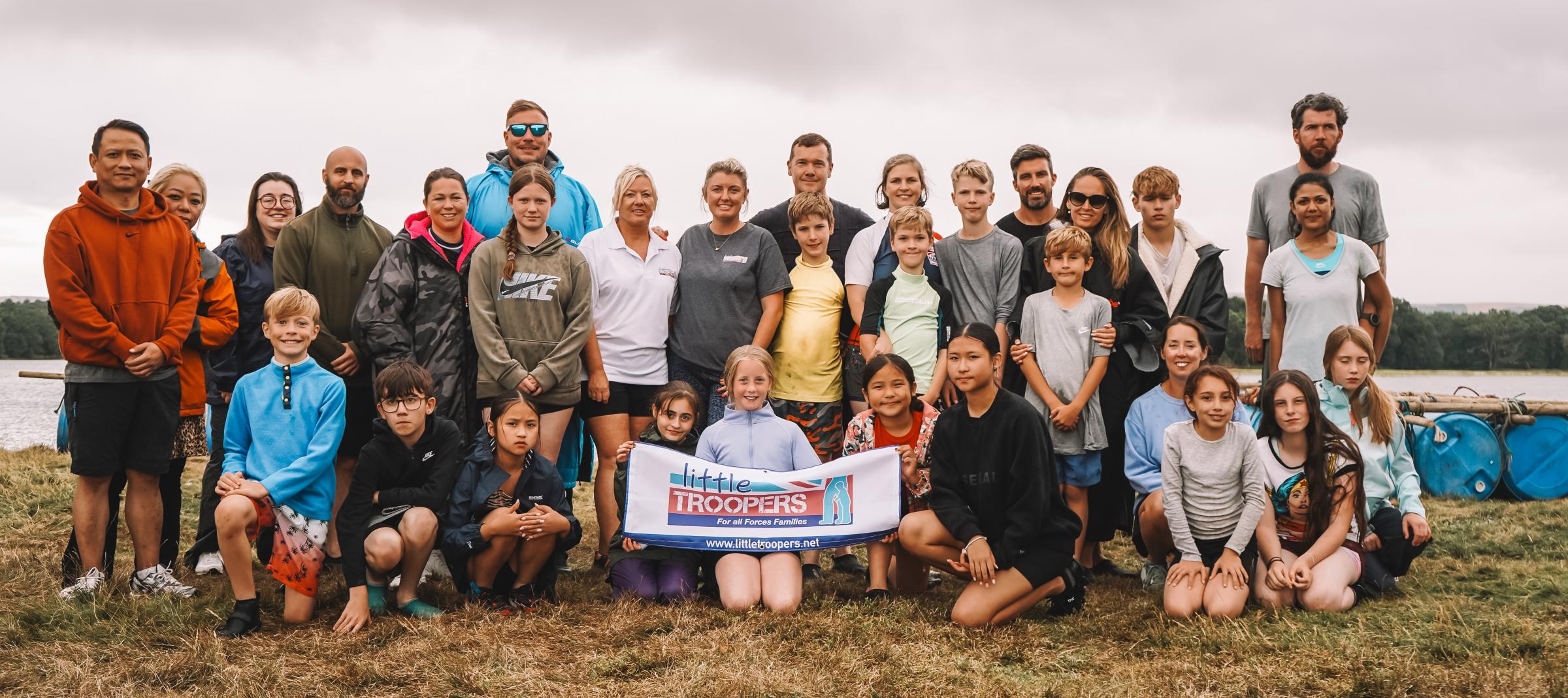 Dorsetecho's tweet card. Eight military families enjoyed a Little Troopers "All Together" weekend in Dorset, supporting children of UK armed forces at Brenscombe…