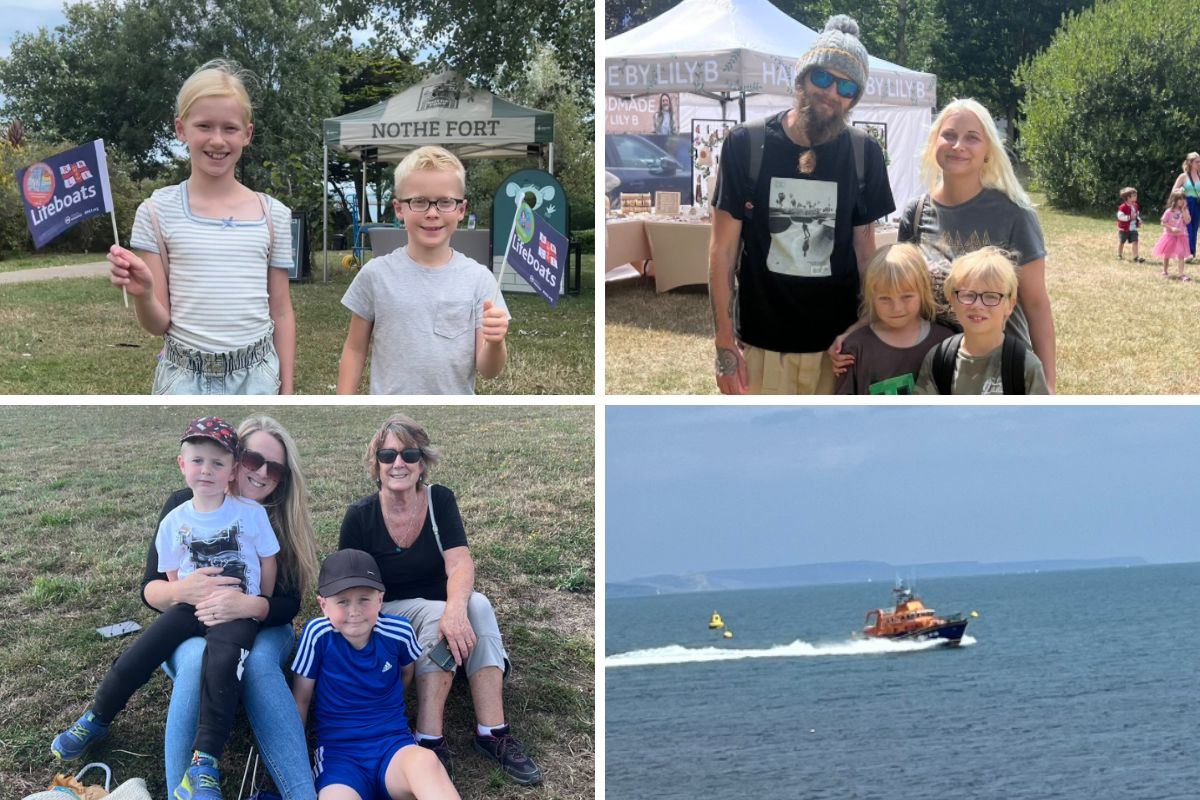 Dorsetecho's tweet card. Hundreds of families turned out in Weymouth to show their support for the local lifeboat service with a week of activities