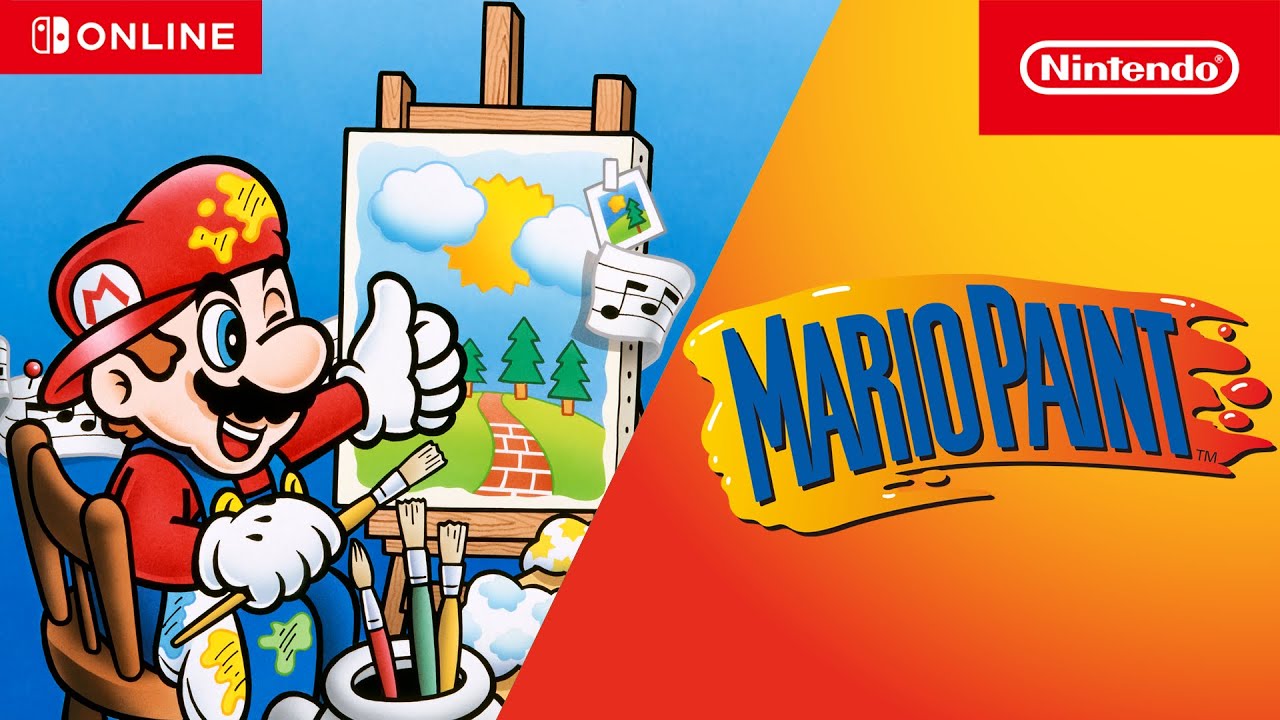 Jontalksgaming's tweet card. A long desired classic, Mario Paint, has arrived on Nintendo Switch Online