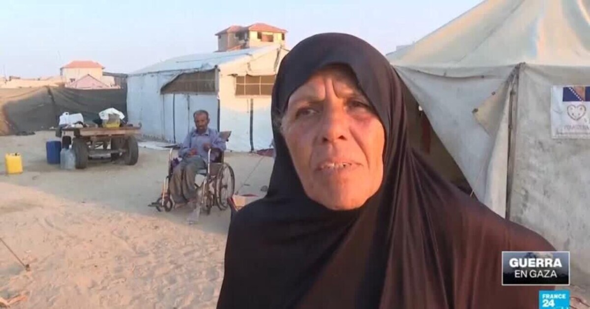 France24_es's tweet card. El hambre en Gaza alcanzó picos en julio según la OMS, mientras la ayuda cae a cuentagotas