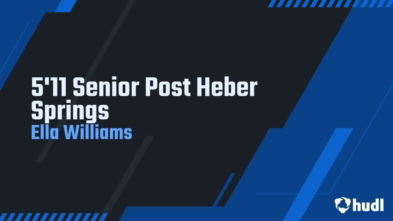 HeberLady's tweet card. 5'11 Senior Post Heber Springs