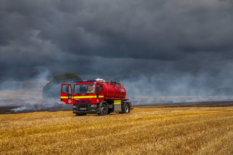 Dorsetecho's tweet card. THE fire service iis reminding farmers to protect their machinery from fires this summer. 