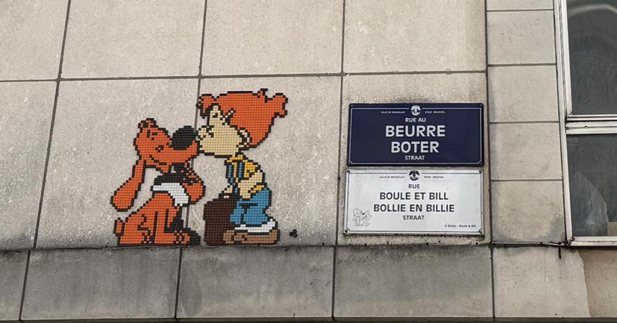 LaCapitale_be's tweet card. À Bruxelles, il y a la rue de la Loi, le boulevard Botanique ou encore la rue Neuve… Mais il y a aussi la place Marsupilami, la rue de l’Élève Ducobu ou encore la rue Yoko Tsuno. En effet, certaines...