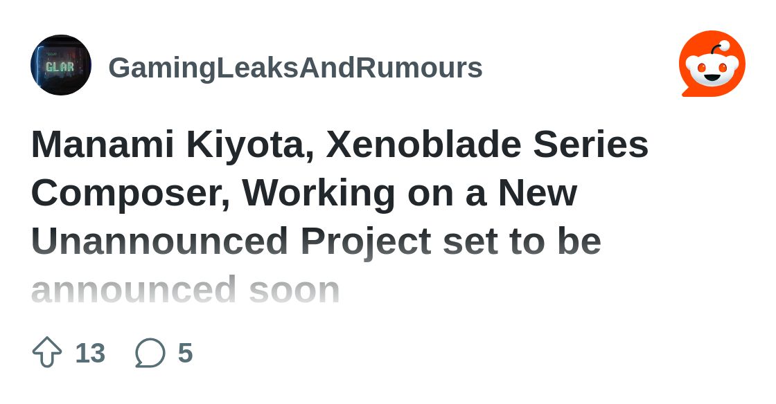 rgamingleaks's tweet card. Explore this post and more from the GamingLeaksAndRumours community