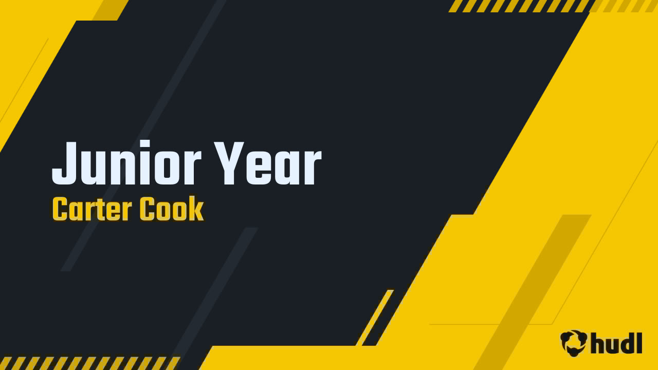 CarterCook2026's tweet card. Junior Year