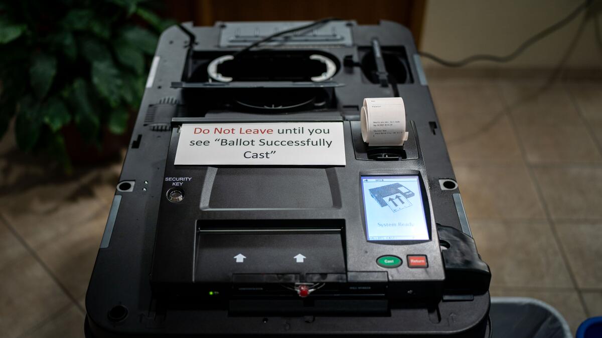 SEGreenhalgh's tweet card. Federal law enforcement doesn't appear to be investigating the former president's allies' attempts, some successful, to access election machines. Experts are alarmed.