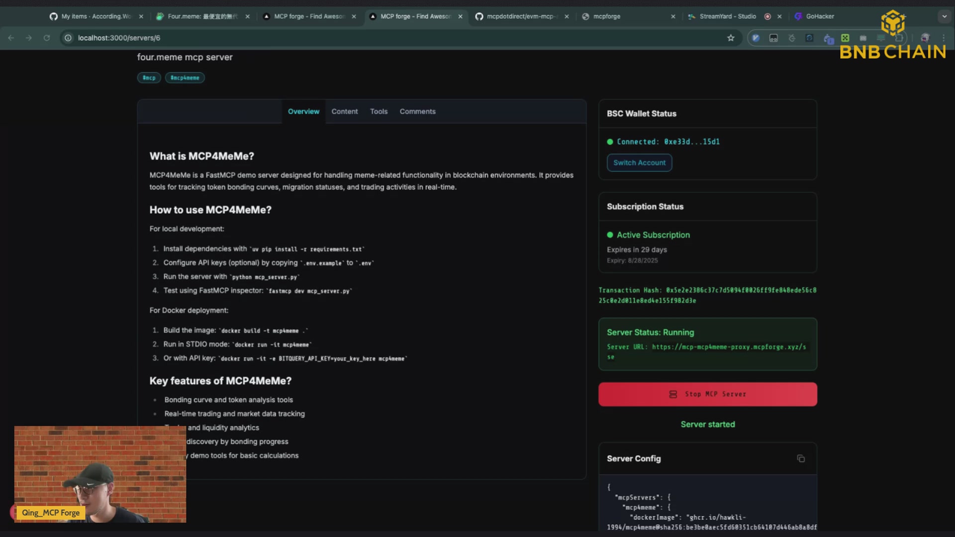 BNB Chain Hackathon 演示截图