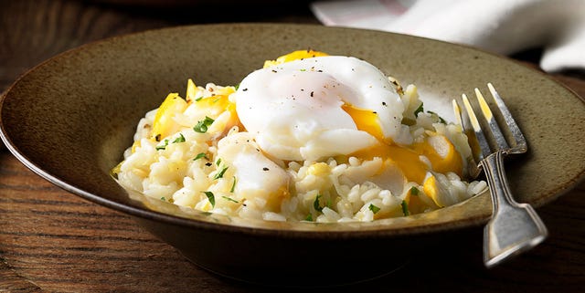 GHmagazine's tweet card. This classic risotto is on the table in under an hour.