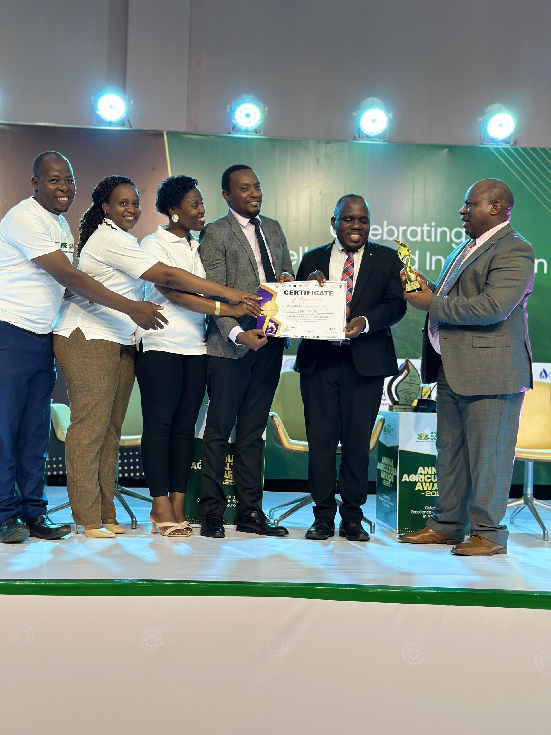 Dailystarug's tweet card. Pride Bank stood out for rural outreach, robust loan portfolio tailored for farmers, impact on agricultural productivity and financial