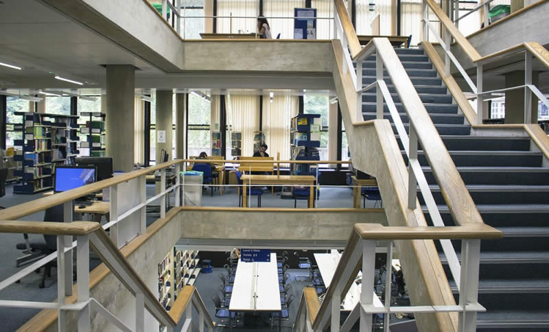 ucllibraries's tweet card. Kristy Campbell, IOE PhD Student, tells us why she thinks the IOE Library is the perfect space to study in.