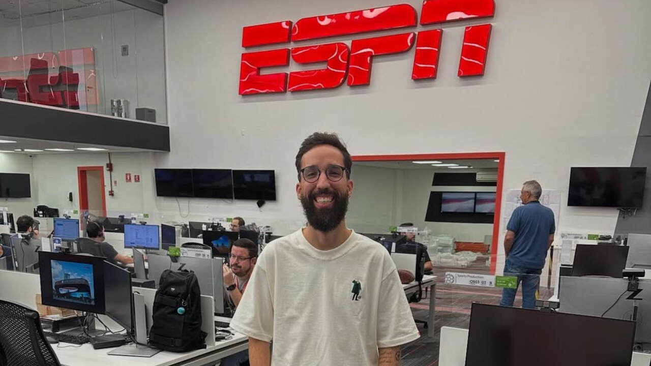 Fernando Ribeiro, contratado da ESPN (Imagem: Reprodução / Twitter)