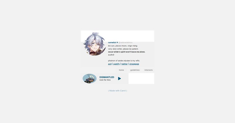 Tweet card summary image