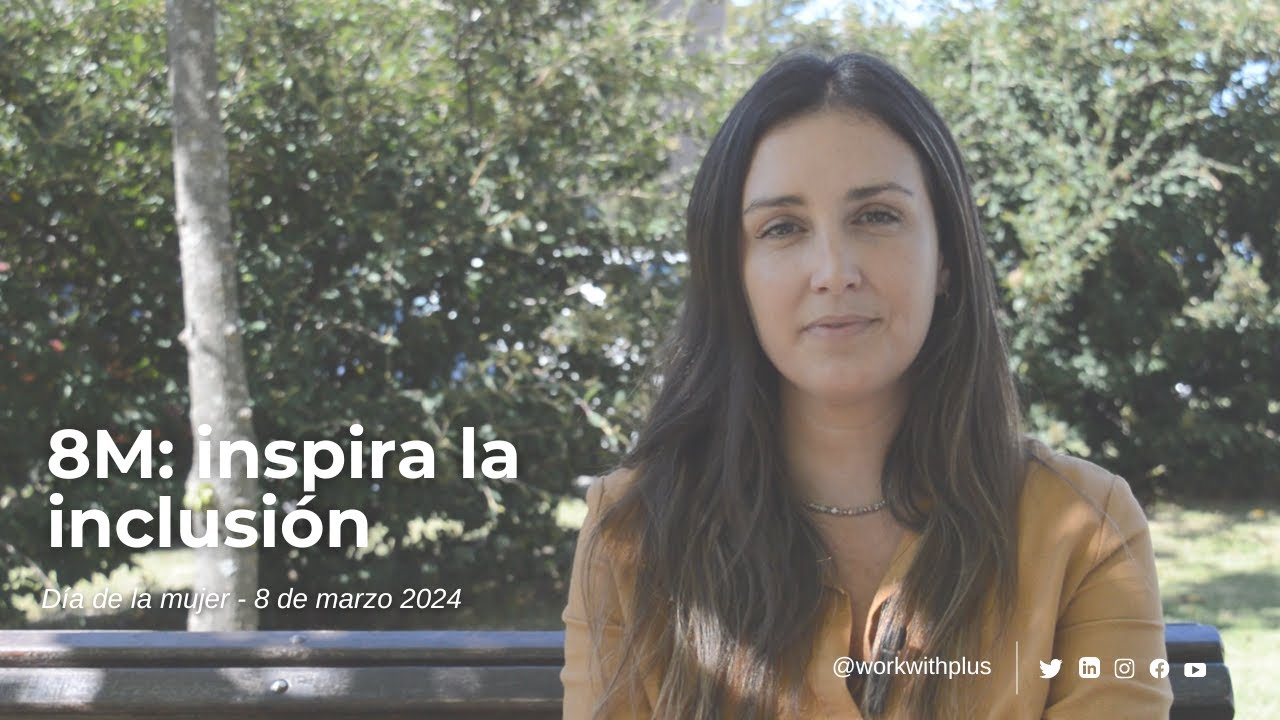 workwithplus's tweet card. Día de la Mujer - 8M: Inspirar la inclusión