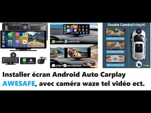 AUXMP3TV's tweet card. Installer un écran android auto carplay AWESAFE pour voiture camping...
