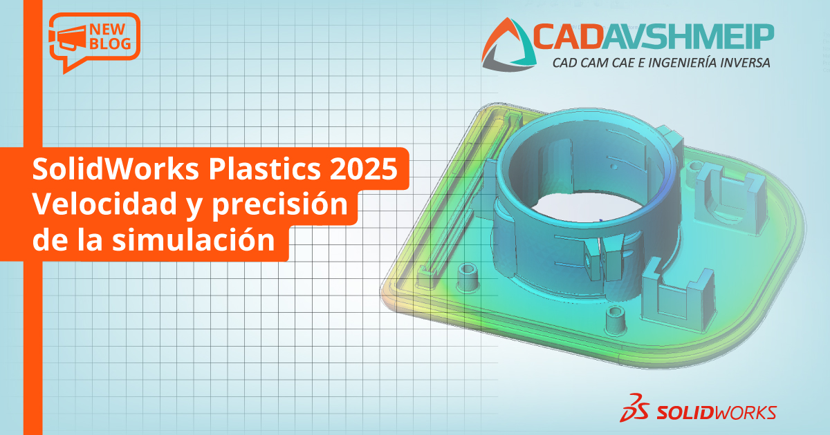 urimcadavshmeip's tweet card. Artículo SolidWorks: Conoce las mejoras clave de SolidWorks 2025 Plastics y cómo pueden optimizar el diseño de piezas plásticas.
