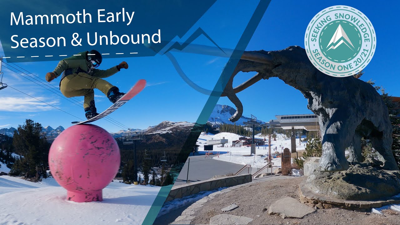 snowledge_co's tweet card. Mammoth Early & UNbound // Seeking Snowledge