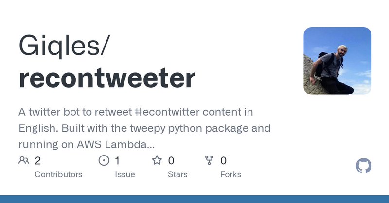 Tweet card summary image