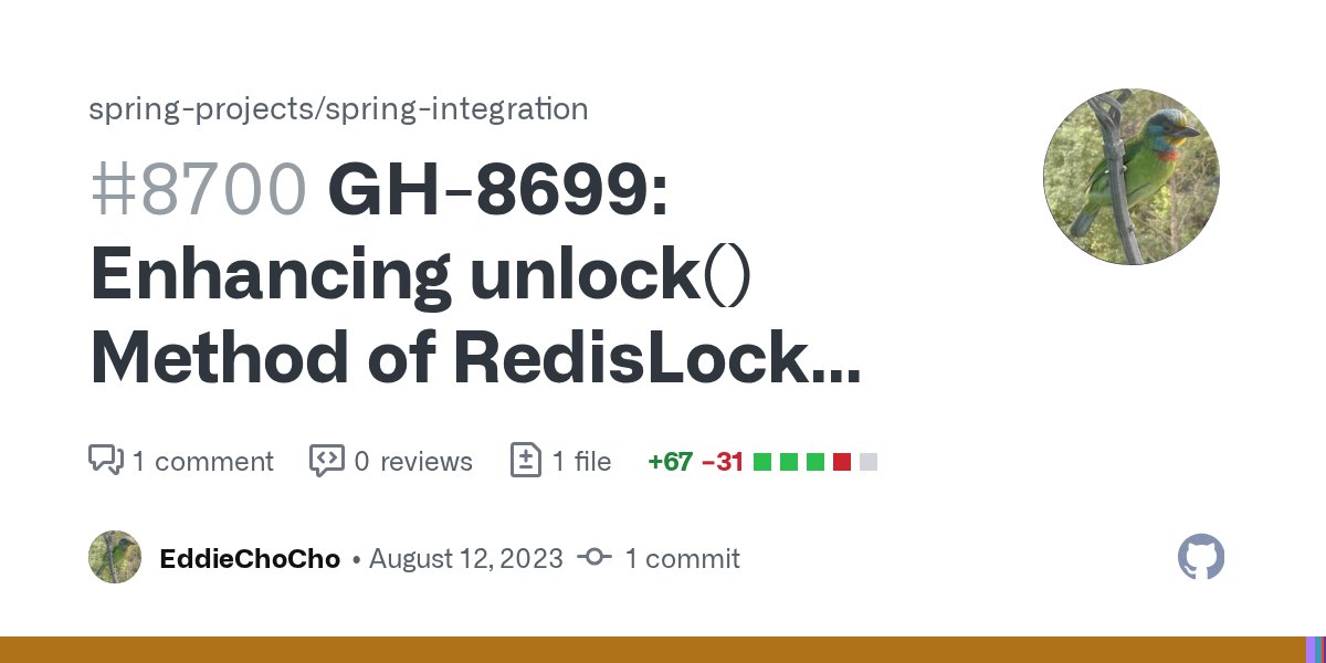 ChoCho008's tweet card. Implementation for #8699 the removeLockKeyInnerUnlink(), and removeLockKeyInnerDelete() methods will execute a script both verify ownership of the lock and remove it.