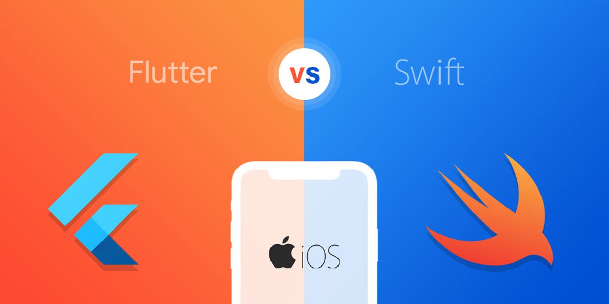 AppDevFirms's tweet card. Can't decide between Flutter and Swift for your next iOS app development project? This guide compares the two frameworks in terms of performance, development time, cost, and more.