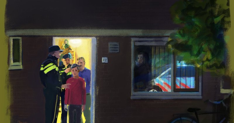 Wegtreiteren van Marokkaans-Nederlands gezin op Urk