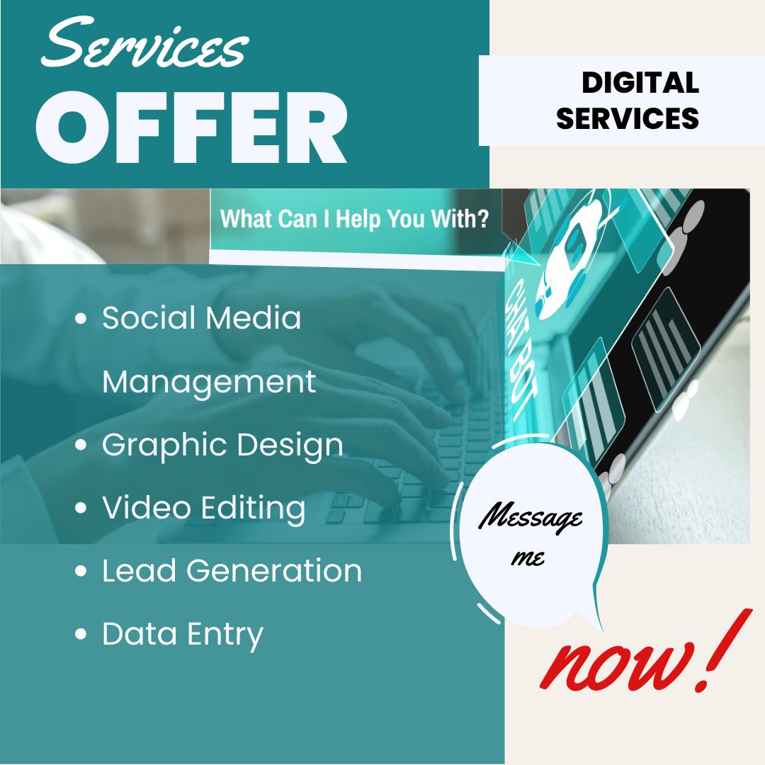 adventway's tweet card. Hello business owners. Who are you here in need of social media manager who needs help in graphic media design, video editing, and lead generation or data entry? I'm looking for a part-time job at...