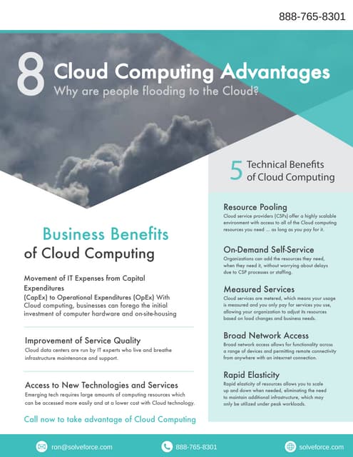 solveforce's tweet card. SolveForce Cloud Computing Advantages