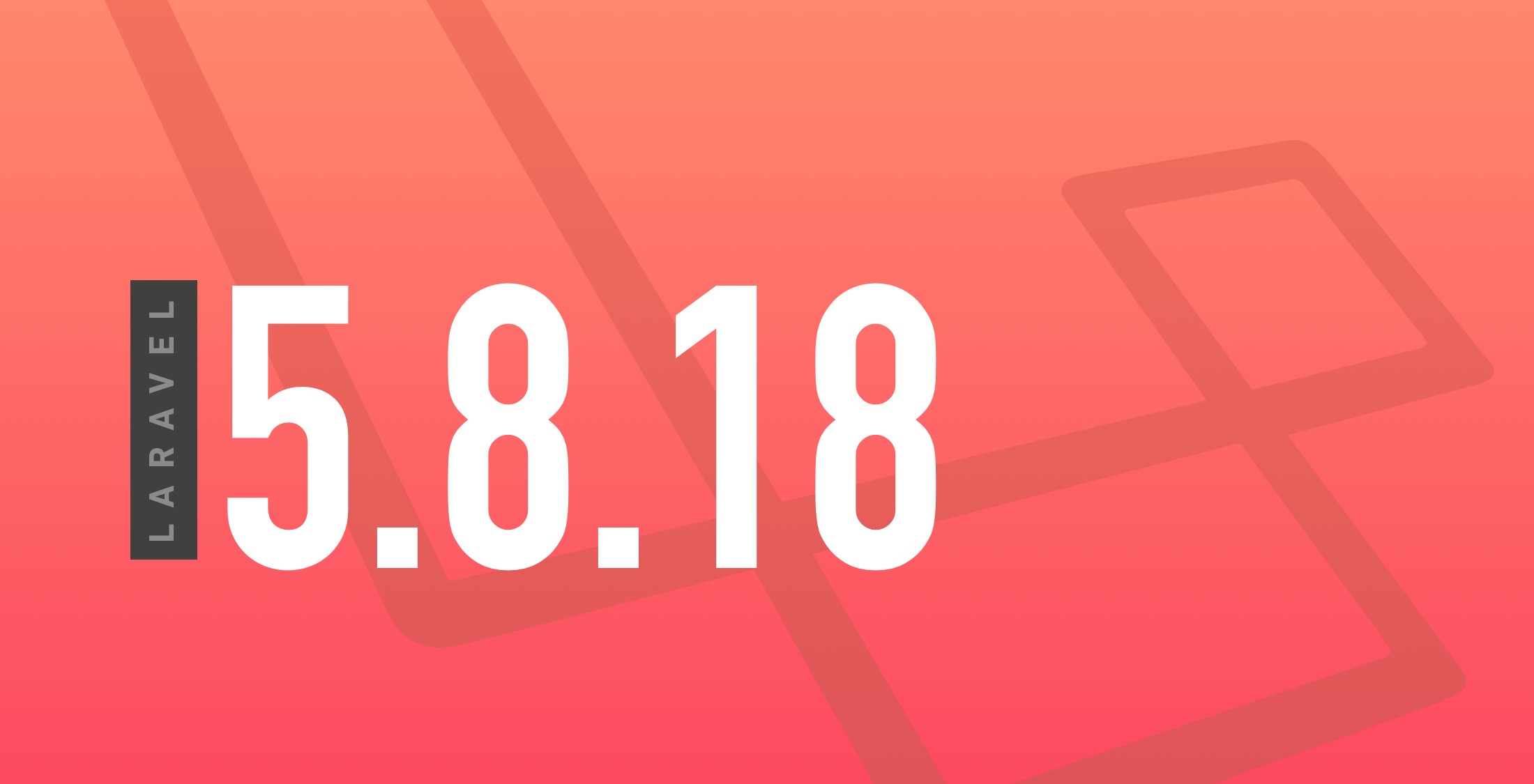 laravelnews's tweet card. The Laravel team released Laravel 5.8.18 with HTML as a valid extension option for views.