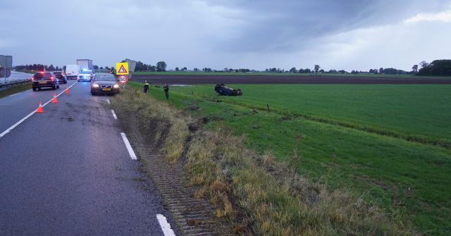 Eenzijdig ongeval tussen Lichtmis en Hasselt