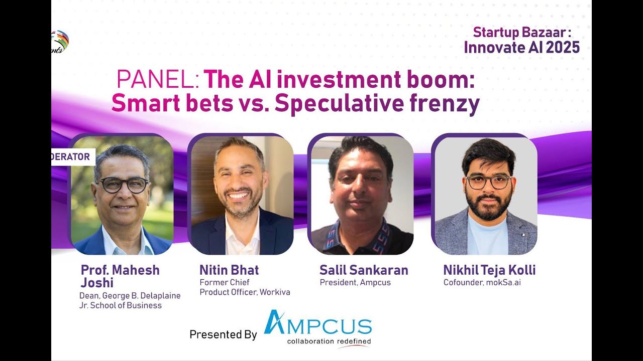Ampcus_mktg's tweet card. AI investment insights: Top sectors and strategies for maximum ROI