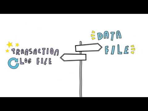 littleMissDBA's tweet card. Database and Transaction Log Files