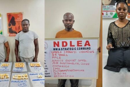 ARISE NEWS on X: "The NDLEA says two Brazil returnees excreted 116 wraps of  heroin and cocaine, while a businesswoman concealed meth.  https://t.co/756VBF94gM" / X