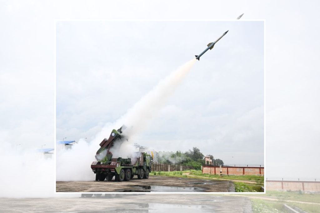 nd24_news's tweet card. The Defence Research and Development Organisation (DRDO) has successfully carried out the maiden flight tests of the Integrated Air Defence Weapon System