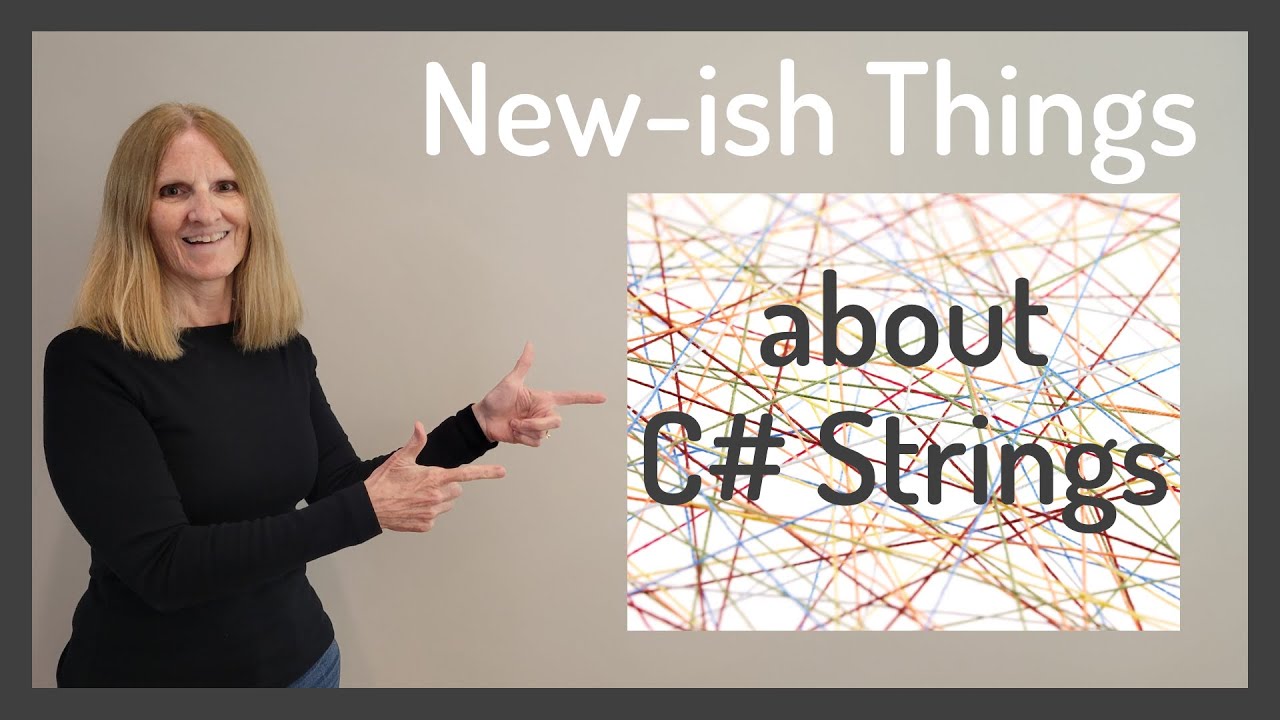 DeborahKurata's tweet card. New-ish Things about C# Strings (C# 11)
