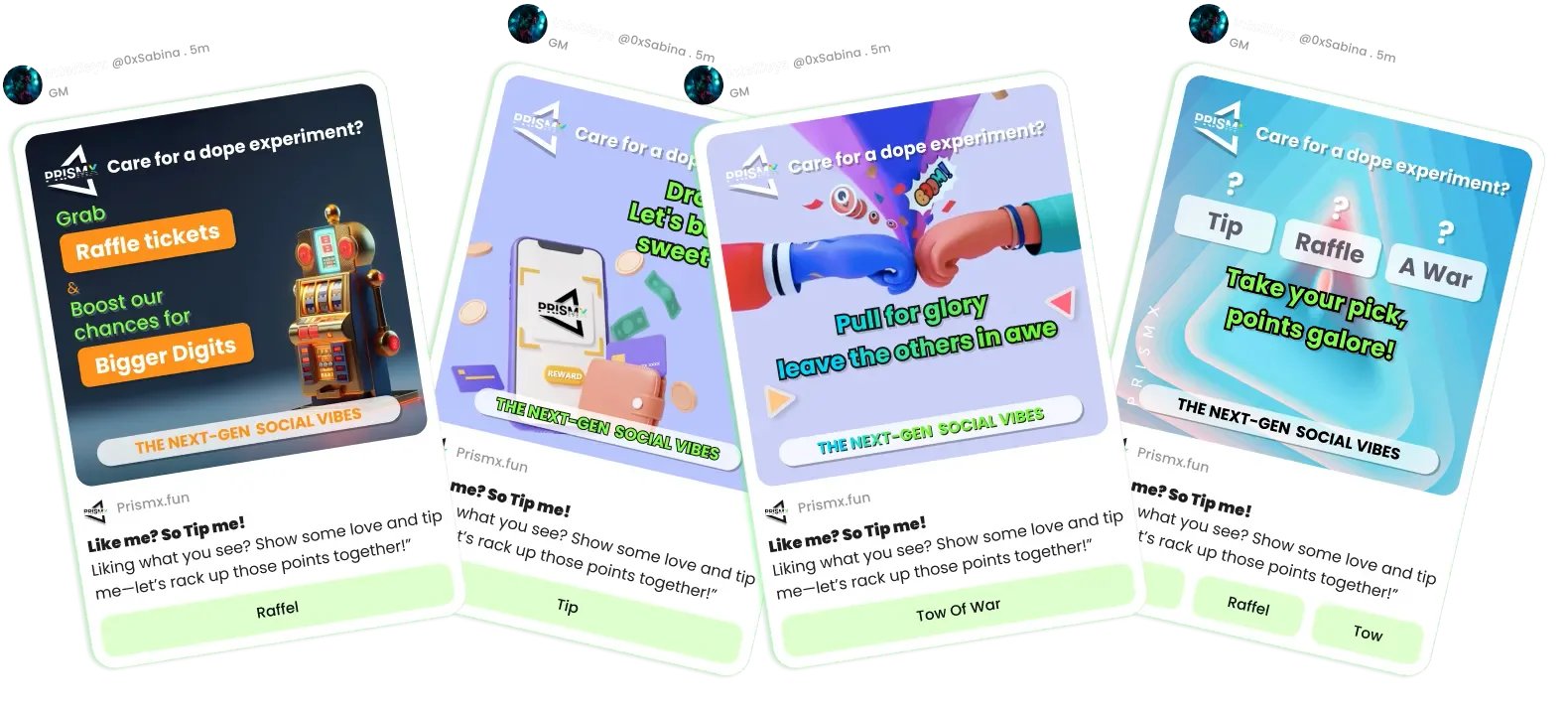 PrismX_fun's tweet card. PrismX Scene Customizing