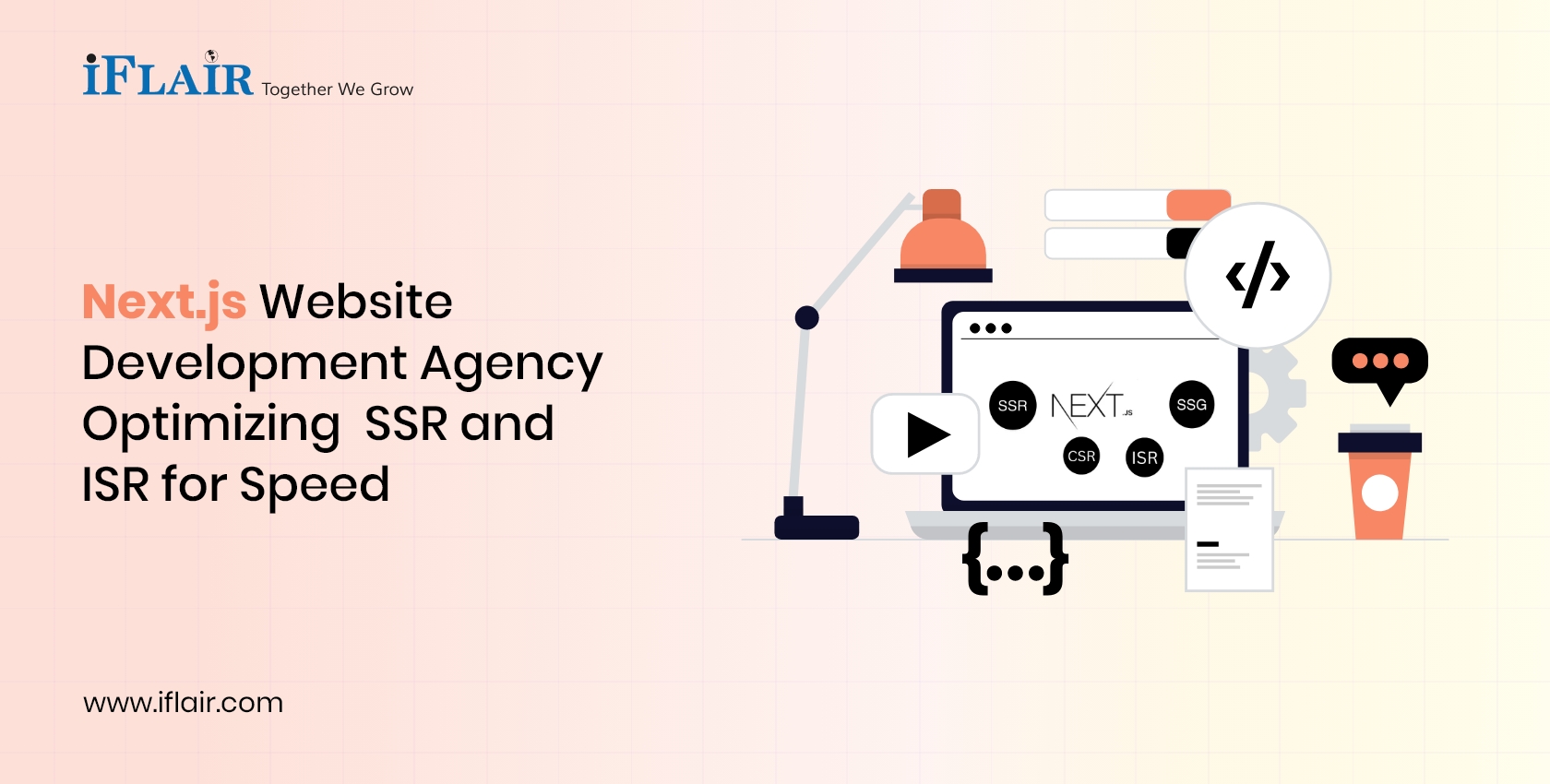 iFlairWebTech's tweet card. Hire a top Next.js development company for fast, SEO-friendly Next.js website development using SSR & ISR.