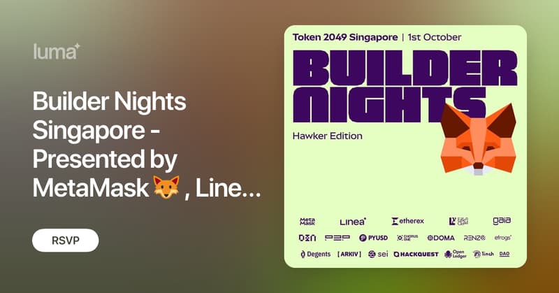 feulf's tweet card. 🚨IMPORTANT NOTE ON GETTING TO BUILDER NIGHT!!🚨 There are some road closures around Makansutra Gluttons Bay, so getting to the venue might be a bit tricky. If…
