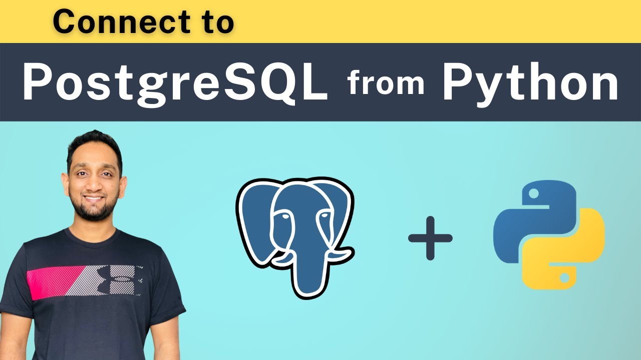 PostgresWizards's tweet card. Connect to PostgreSQL from Python (Using SQL in Python) | Python to...