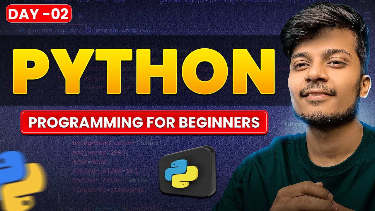 underratedcoder's tweet card. VS Code & Python Installation | Python Programming for Beginners |...