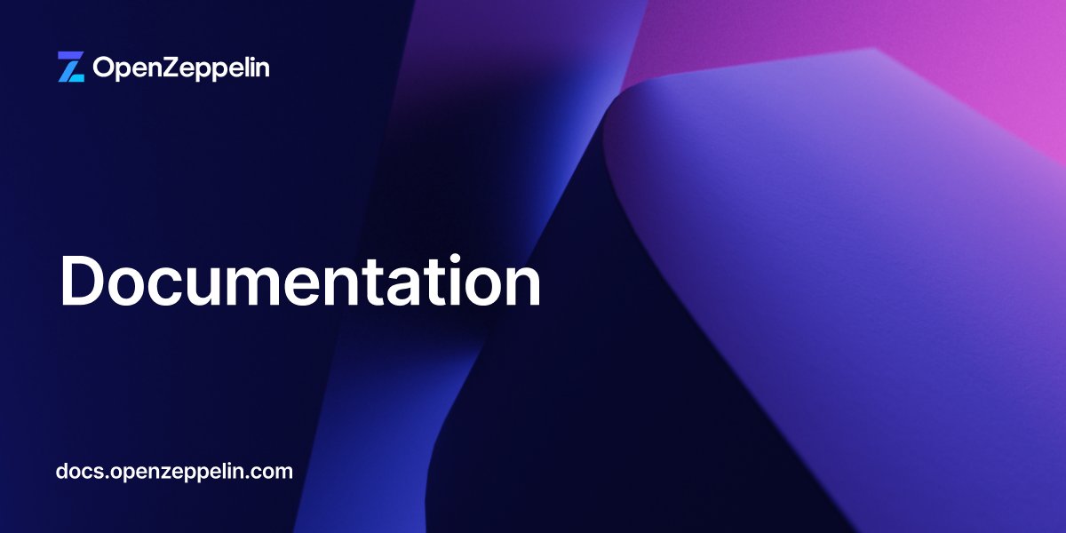 OpenZeppelin's tweet card. The official documentation for OpenZeppelin Libraries and Tools