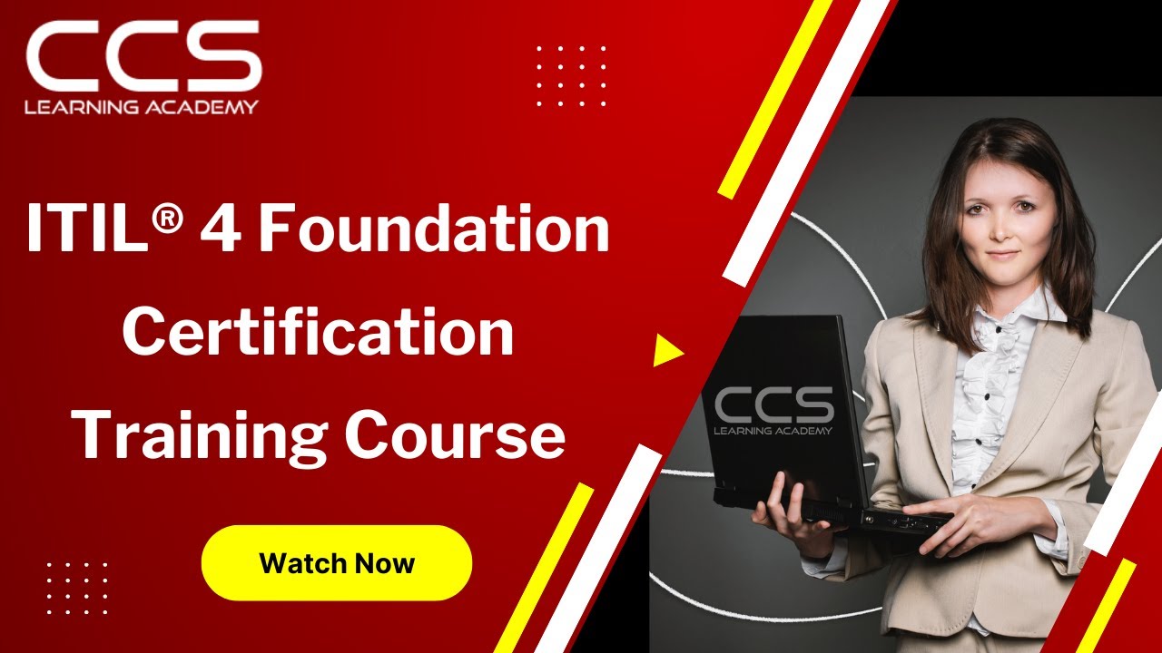 ccslearning1's tweet card. ITIL® 4 Foundation Certification Training Course : Understanding the...