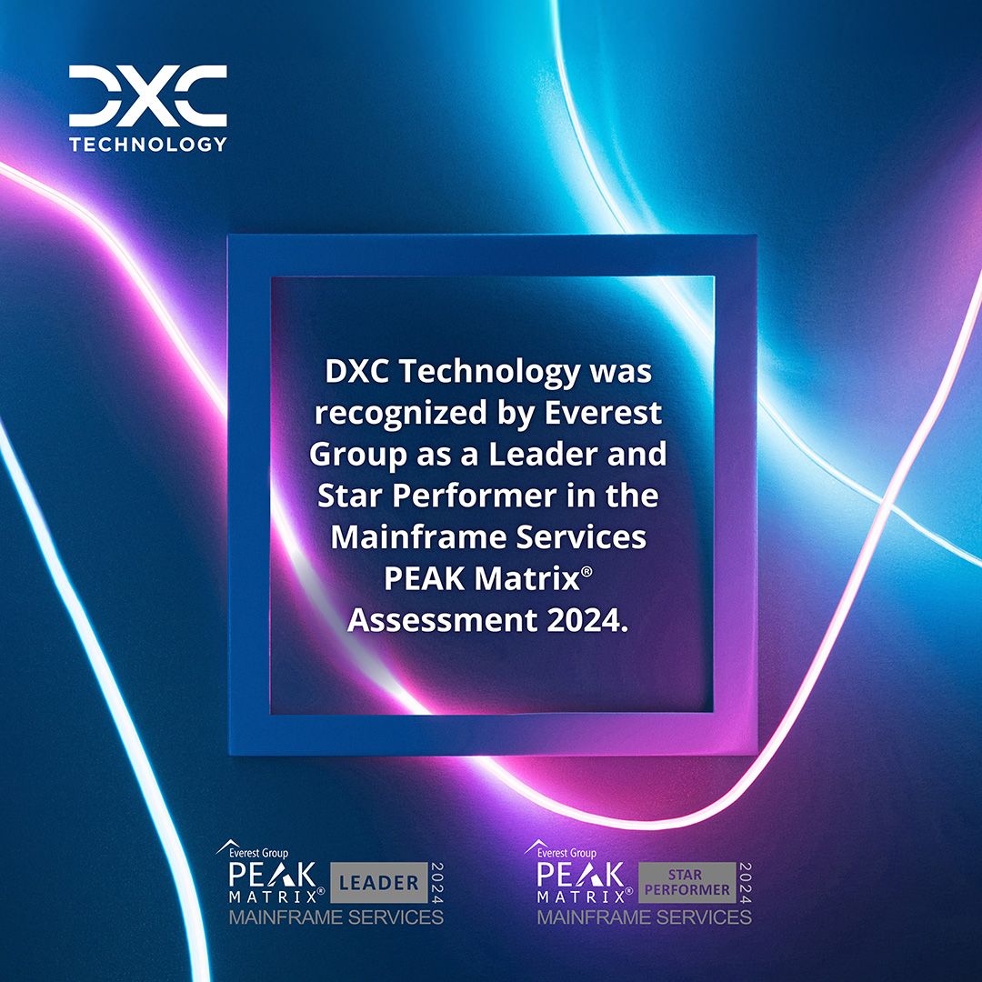 TimWilsonAtDxc's tweet card. dxc.com